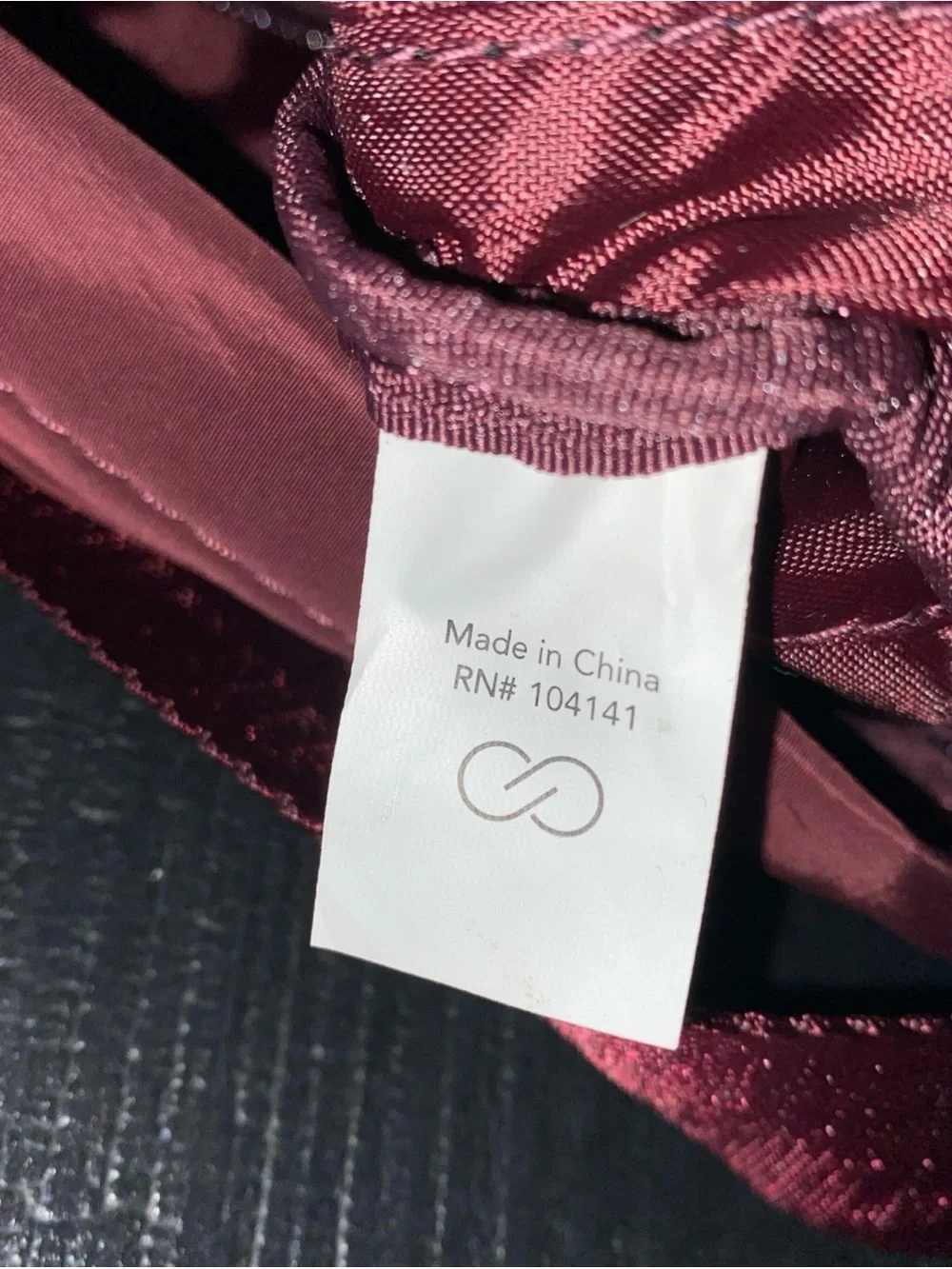 CALIA Carrie Underwood Women's Sling‎ Belt Bag Maroon Burgundy